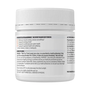 (PRE ORDER) Blackmores Recovery Magnesium Powder 200g shelf life 2yrs
